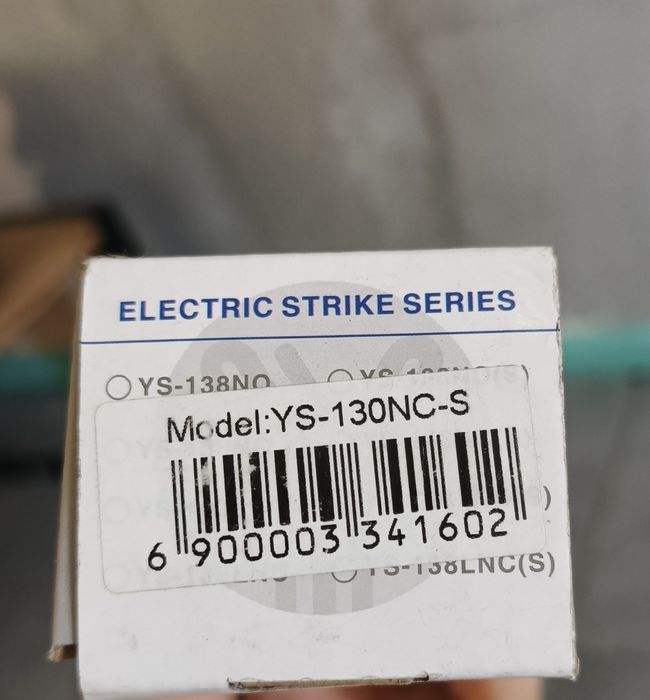 Электромагнитный замок YM-180N(LED ,) Электрозащелка YS-130NC-S