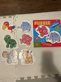 Puzzle dla maluszków zwierzęta - Alexander