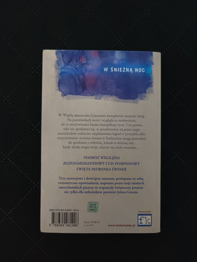 Książka "W śnieżną noc"-John Green, Maureen Johnson, Lauren Myracle