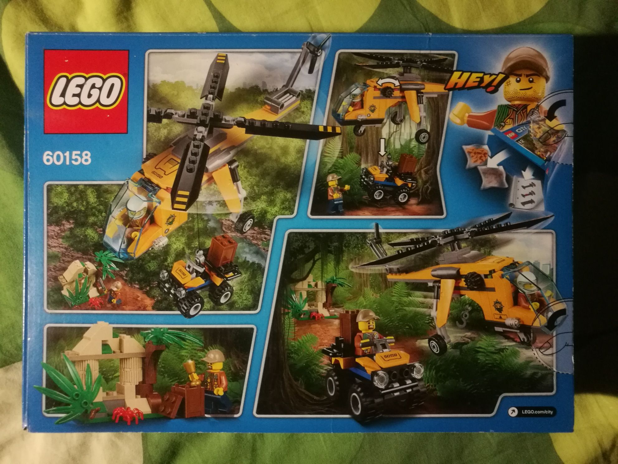 Lego City 60158 Jungle Cargo Helicopter Новий, запечатаний.