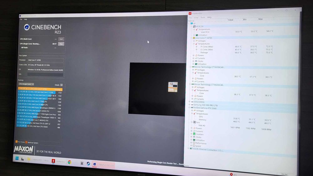 Komputer SFF i7-14700/32GB-DDR5/RTX5060/WiFi7/SDD-1TB - HP 400 G9 SFF