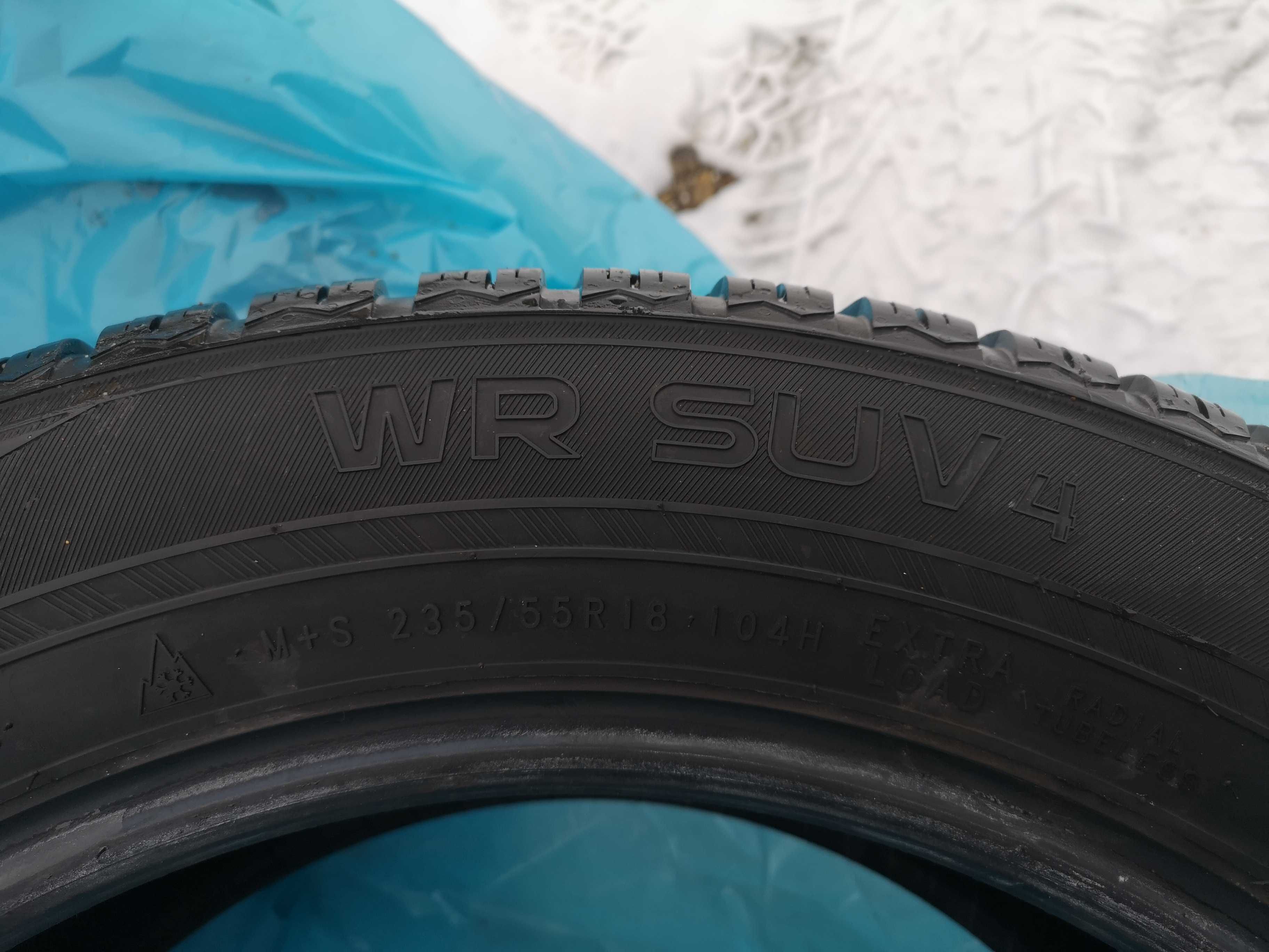 Opony nokain xl suv M/S 235/55/R18 ładne 6mm
