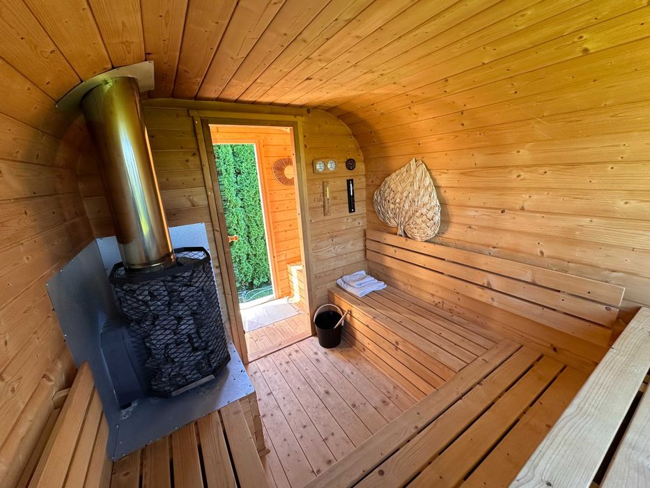 Sauna Mobilna Kwadro Premium na przyczepie DMG 1300 kg
