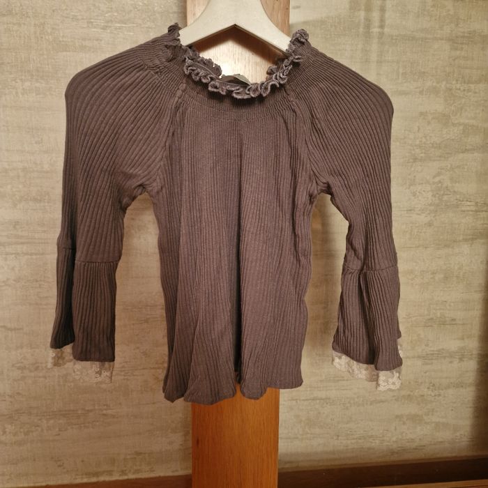 Tunica cor chocolate feminina