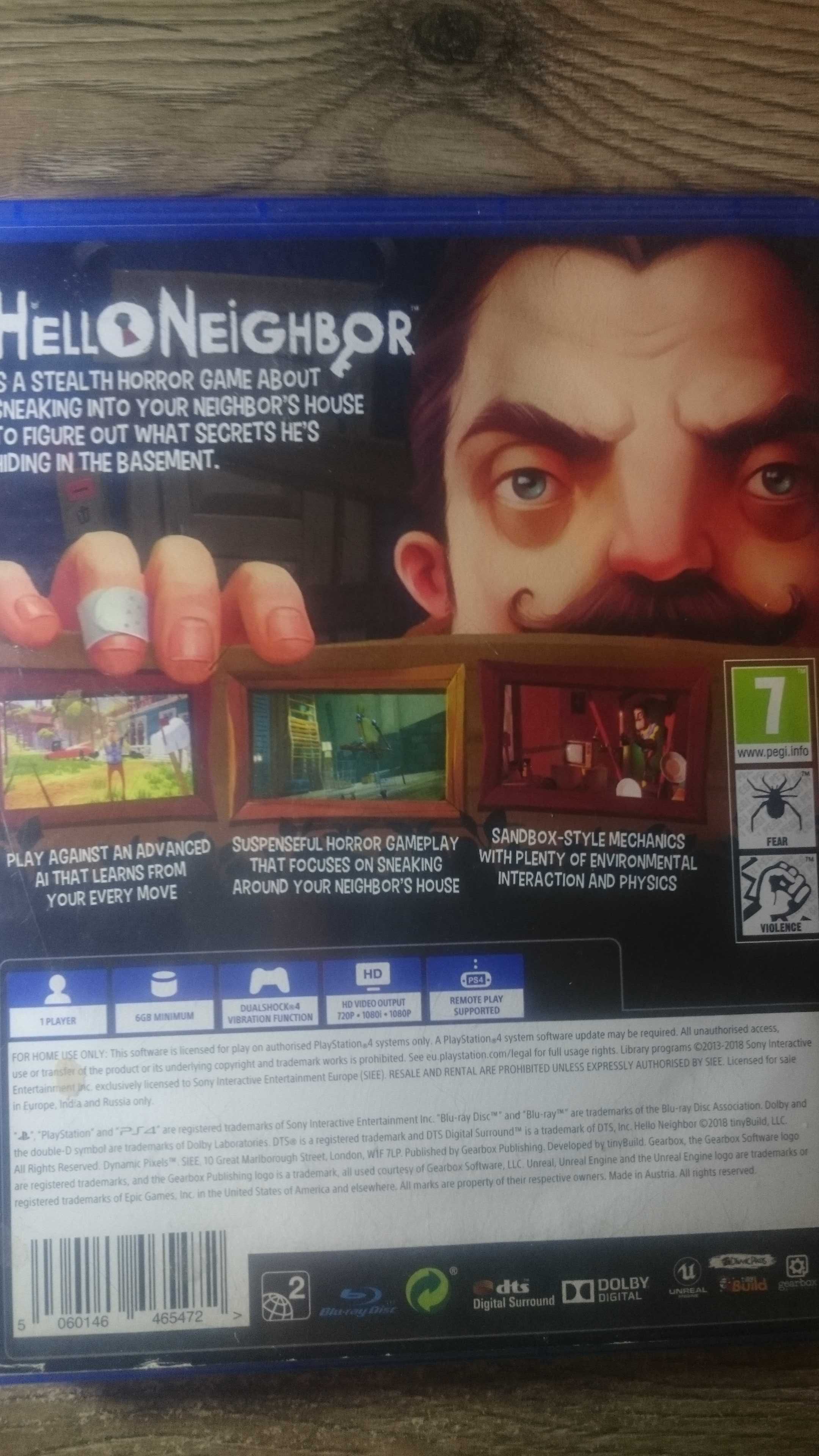 Hello Neighbor ps4 POLSKA playstation 4 lego minecraft Little nightmar