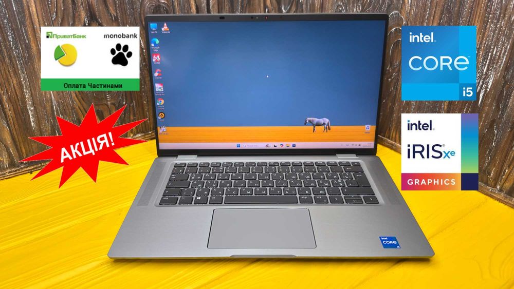 СуперЦіна! Потужний Офісний Ноутбук Dell Latitude 9520 /Core i5-1135G7