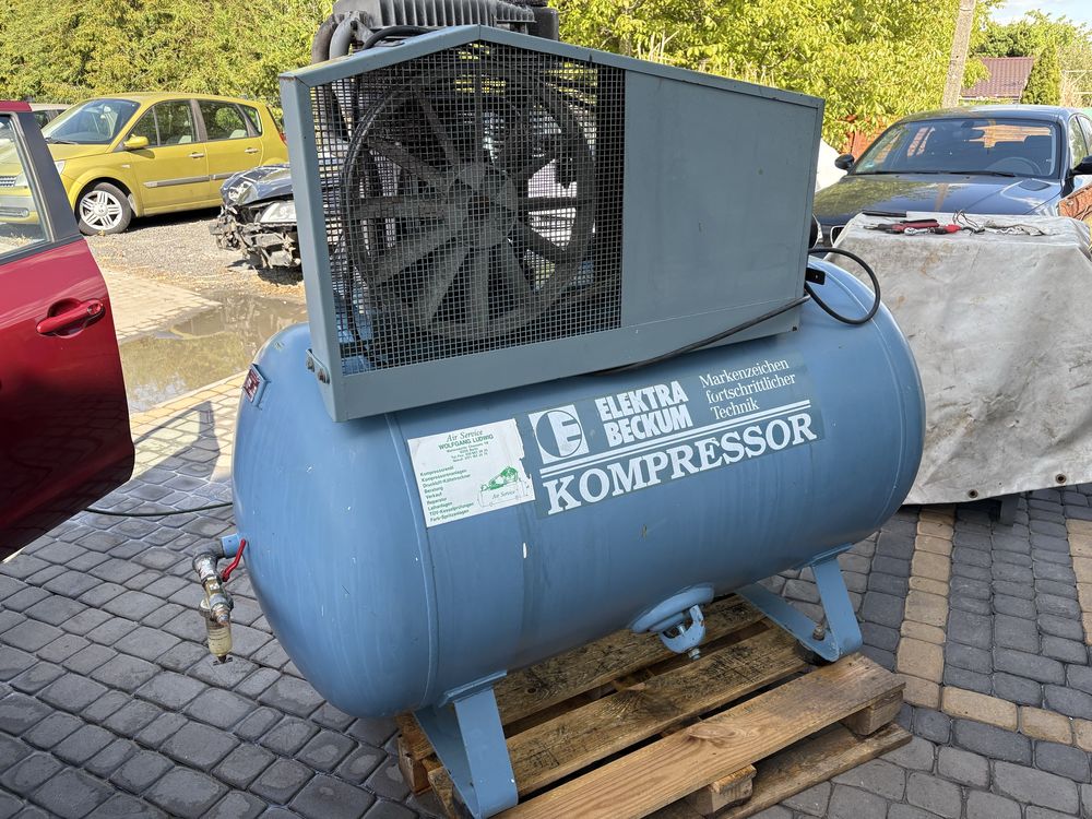 Kompresor tłokowy Spreżarka powietrza 750L Elektra Beckum Kompressor