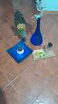 Conjunto de decoração azul