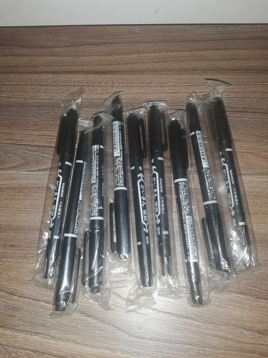 9 szt. markerów do tatuażu (czarnych).