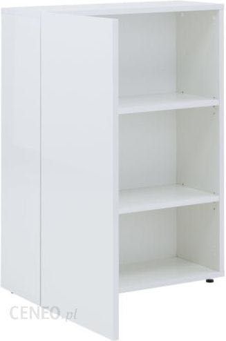 Biblioteczka regał CORE WHITE Agata Meble MDF biała lakier połysk
