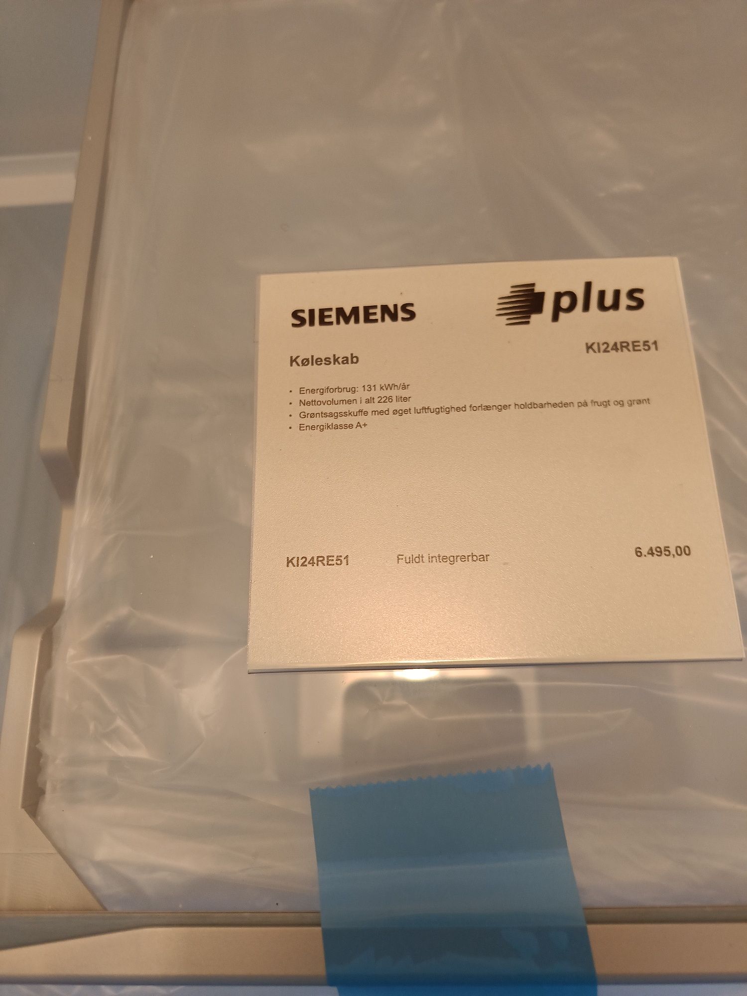 Lodówka do zabudowy Siemens