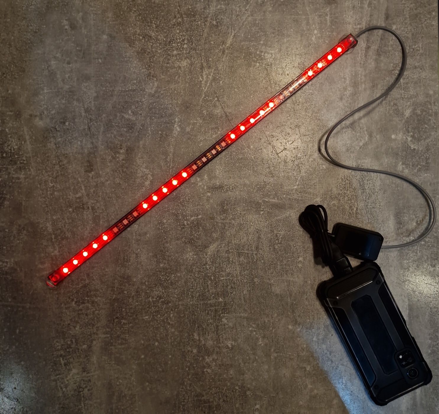 Listwa Led RGB 50 cm, Knight Rider, mulitkolor, wiele efektów