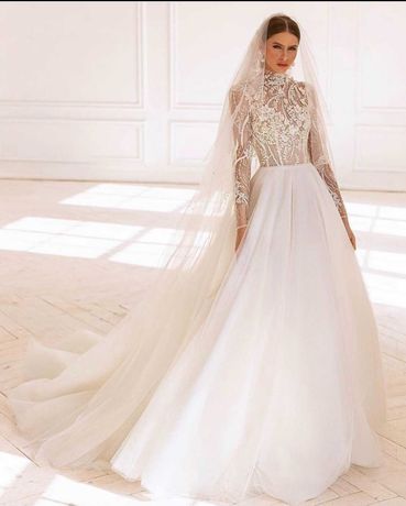 Весільне плаття ніжне та витончене, нова колекція ELENA MORAR