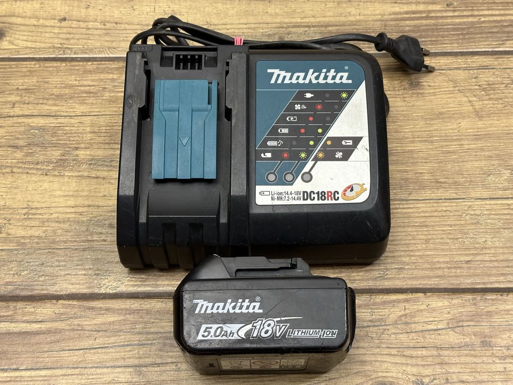 [Zestaw] Makita bateria akumulator 5AH 18V + szybka ładowarka DC18RC
