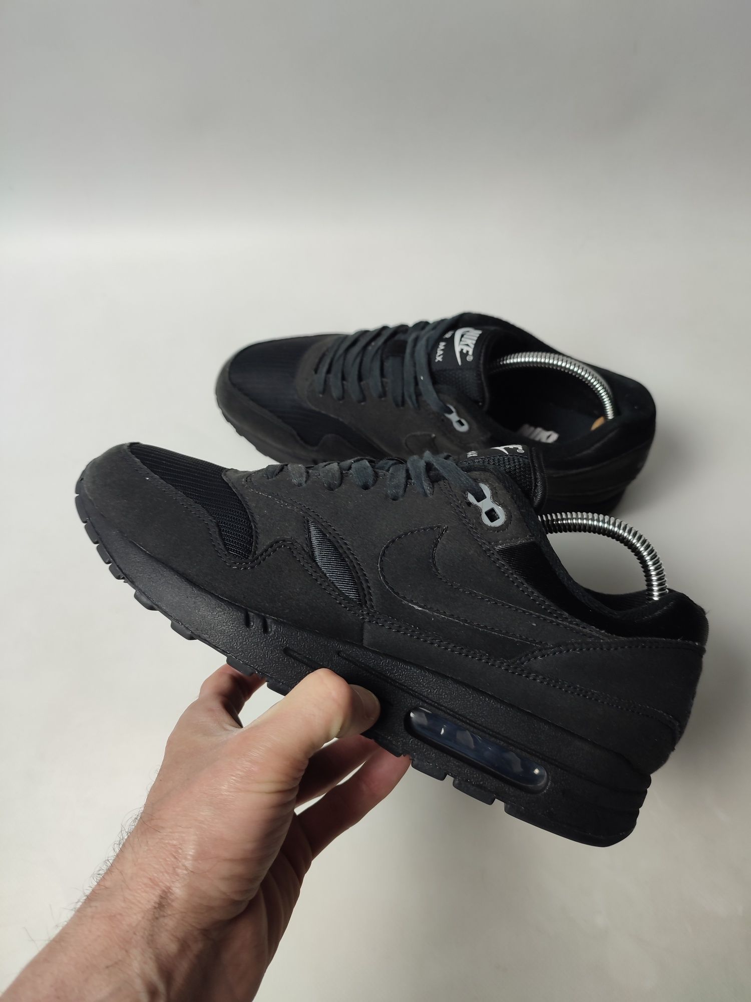 Кроссовки мужские Nike Air Max 87 EUR 44 (28 см) бу ориг черные  90,95