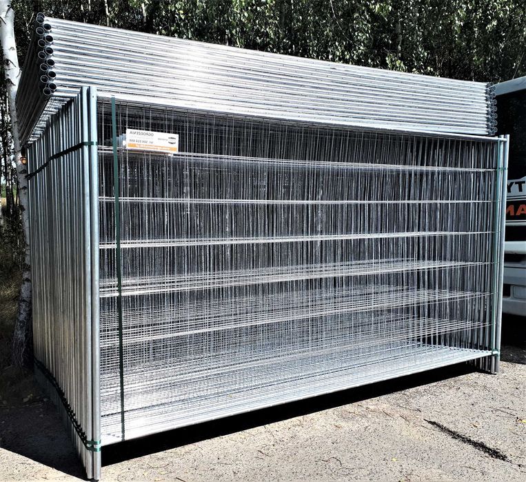 Ogrodzenie Budowlane Tymczasowe Panel Ażurowy 3,5x2,0 m PRODUCENT