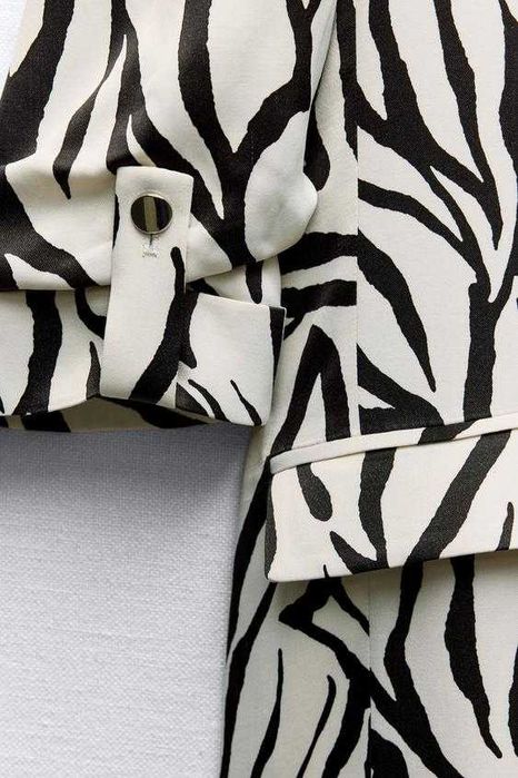 Blazer estampado da Zara
