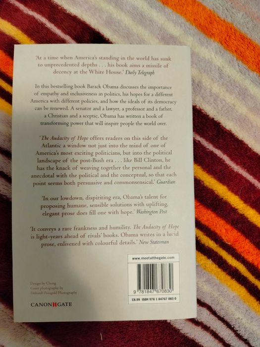 Książka po angielsku "Barack Obama"