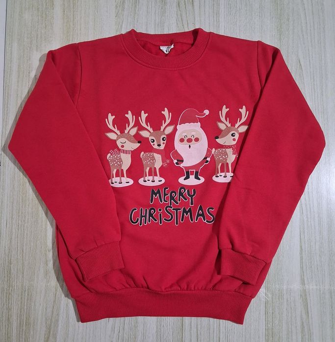 Camisola natal vernelha