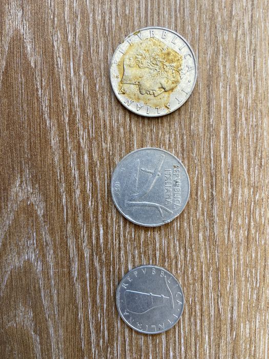 Moedas antigas Países Baixos, Itália, Bélgica e Alemanha