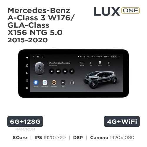 Магнитола Teyes LUX ONE Mercedes-Benz A-Class W176 GLA-Class X156