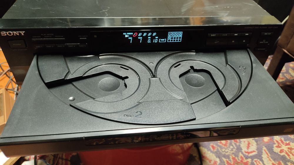 Leitor de Cd's Sony CDP-C365