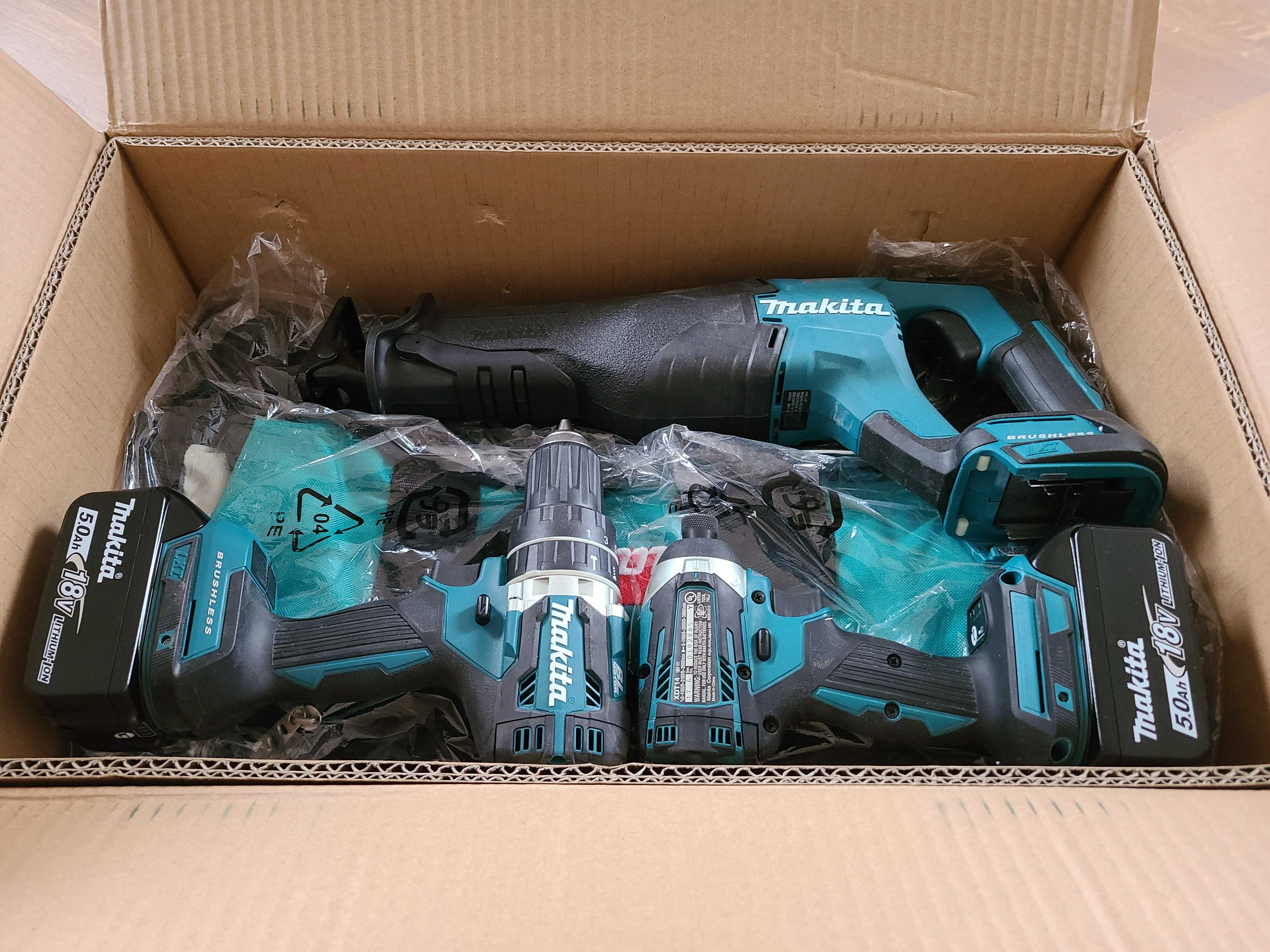 Makita zestaw combo 18v bezszczotkowy