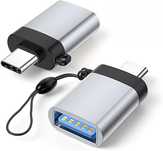Adapter Usb 3.0 Na Typ-C Otg Szybki Transfer Danych Srebrny