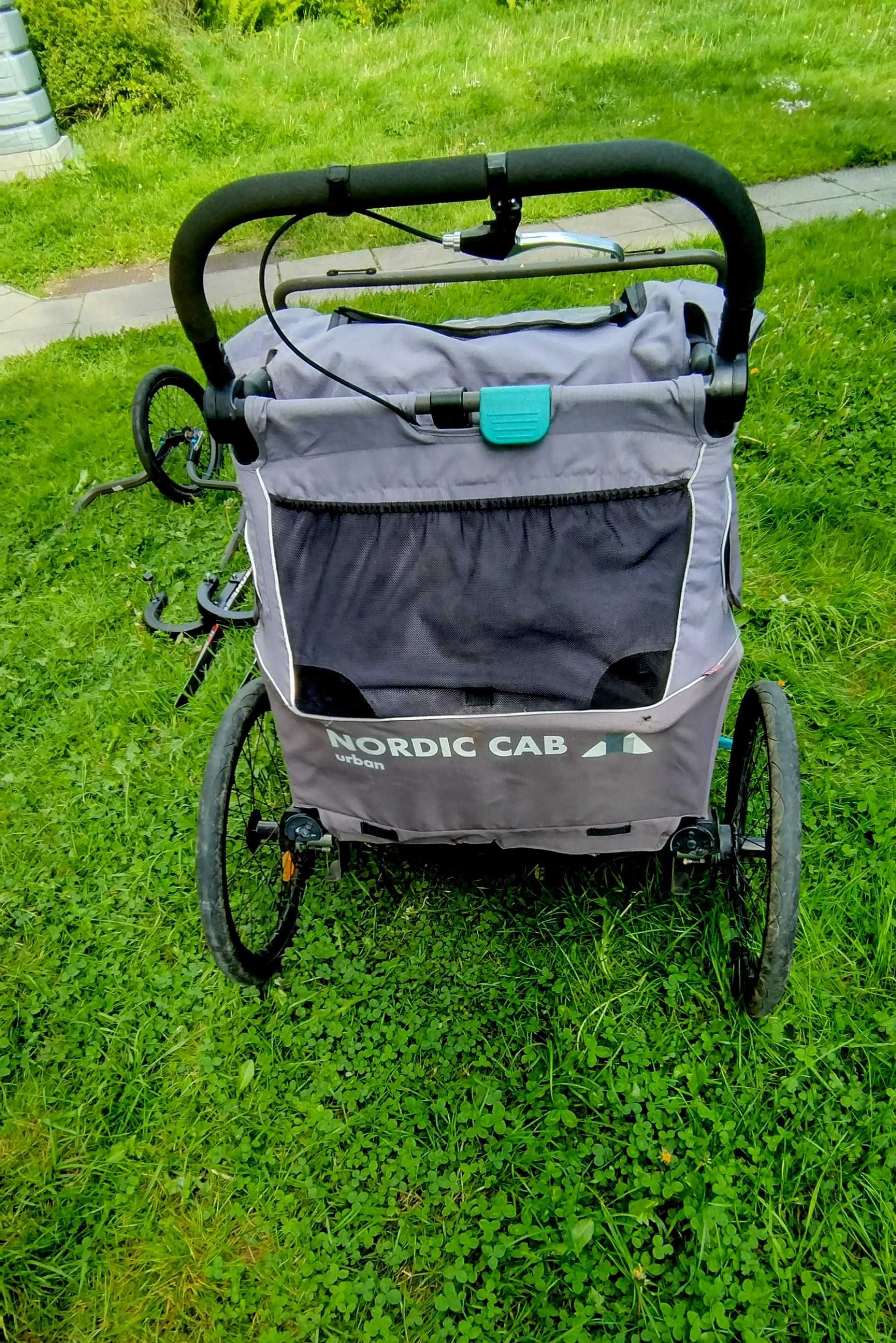 Zestaw Nordic Cab Urban - przyczepka rowerowa / wózek
