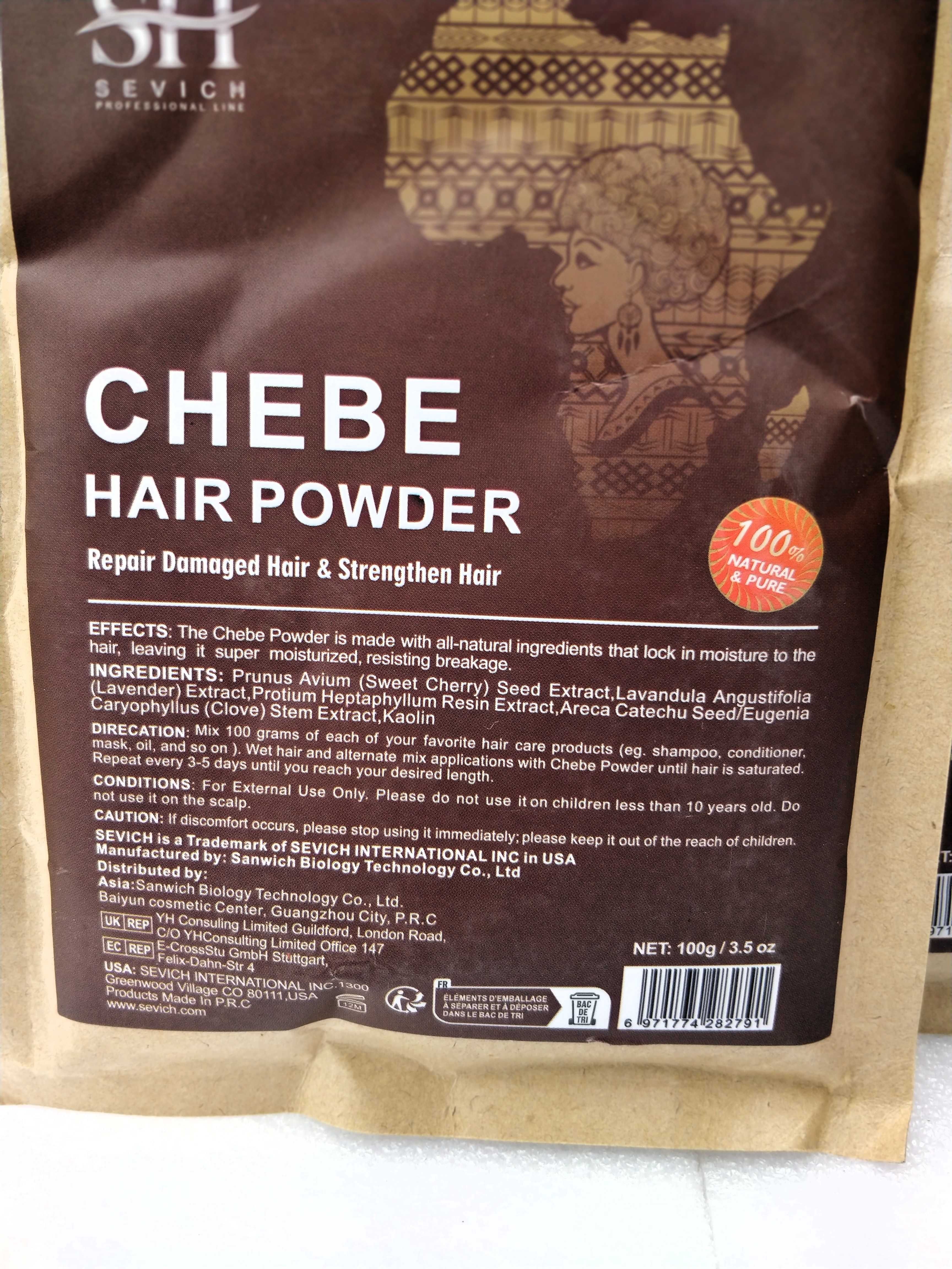 Chebe Powder 100% Natural e Puro 100gr