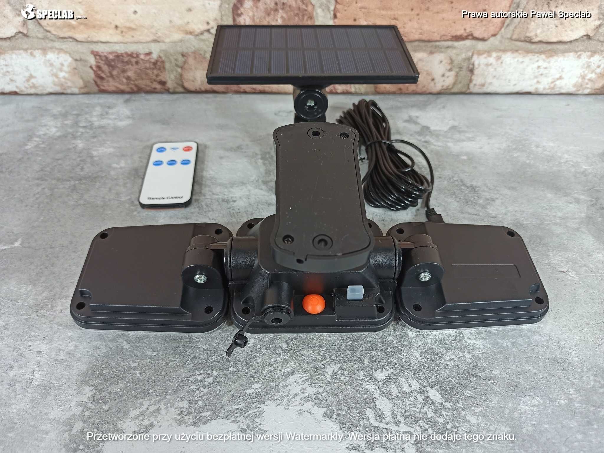 Lampa uliczna 150 W 4800 lm zasilanie solarne(3901)