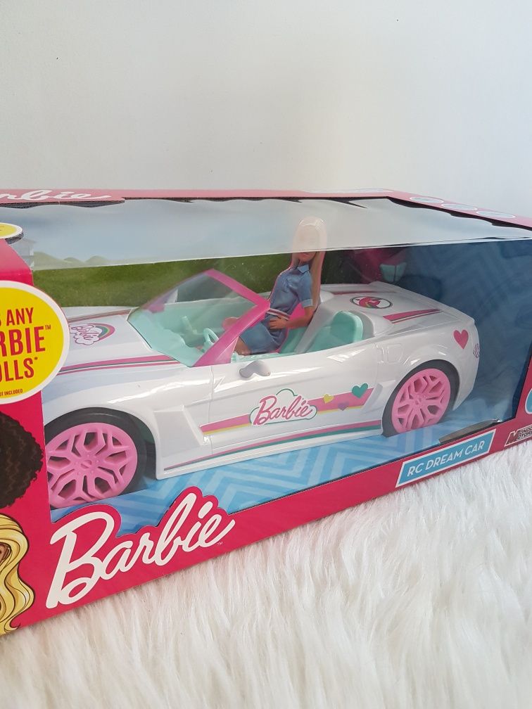 Barbie zdalnie sterowany samochód biały kabriolet