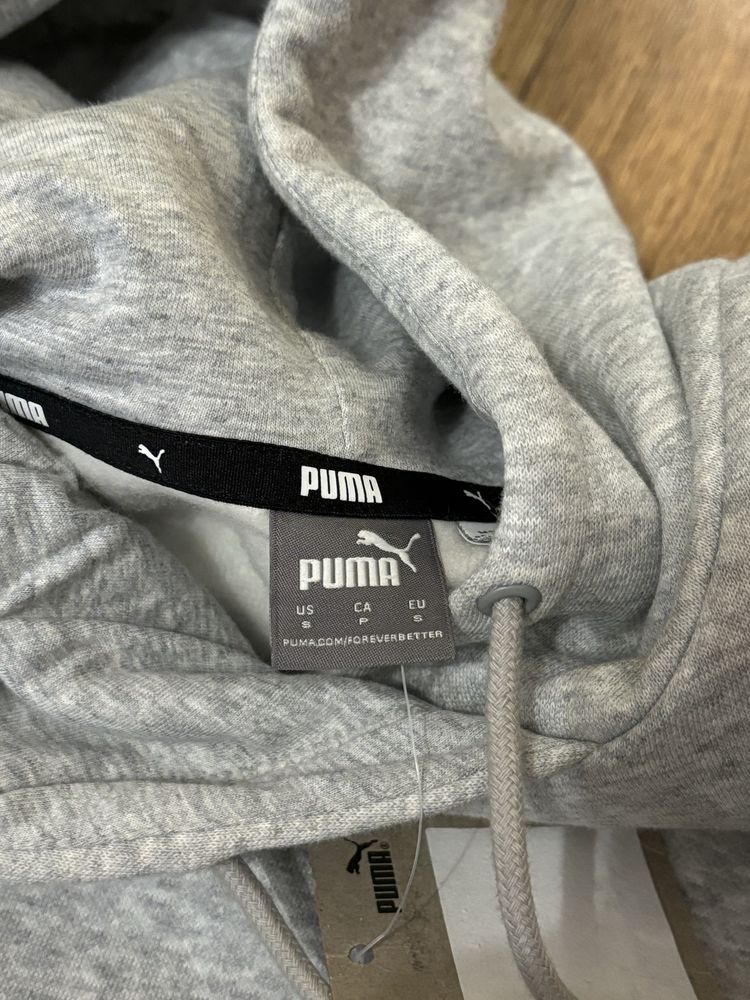 Puma худі меланж сірий