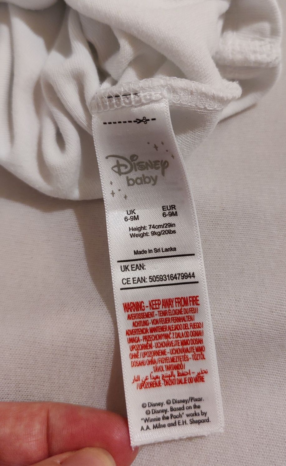 Body Minnie mouse r 74 Disney baby