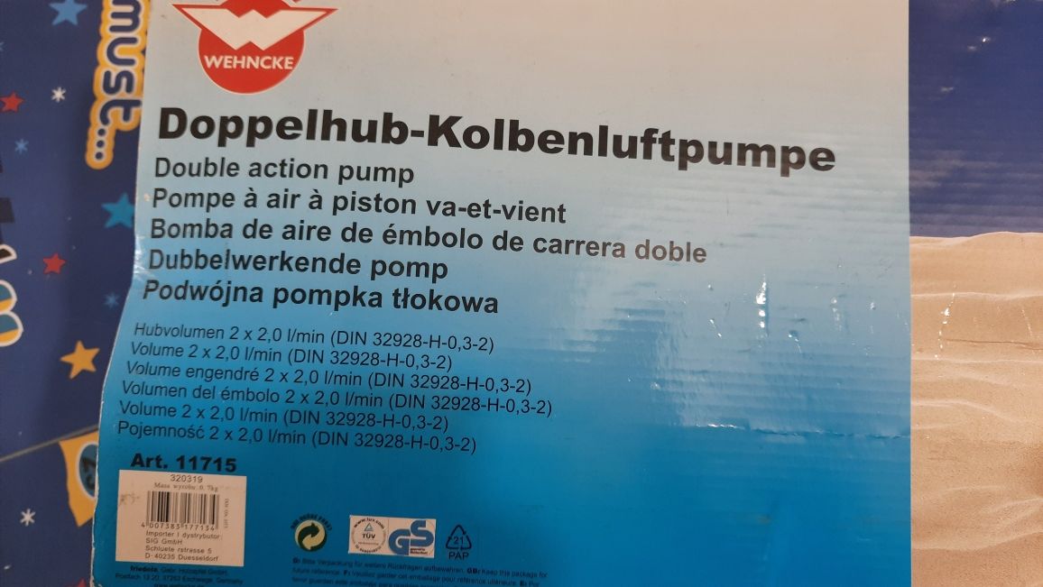 Podwójna pompka tłokowa Wehncke