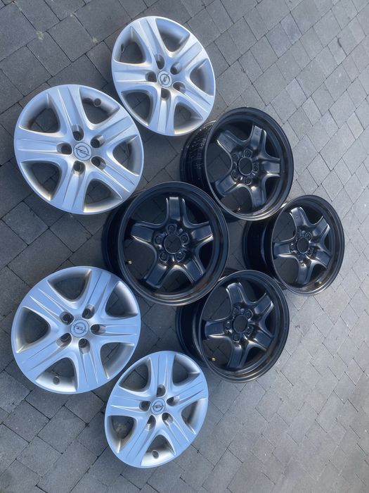 Структурні диски Opel 5 110 R16 et 39 з ковпаками
