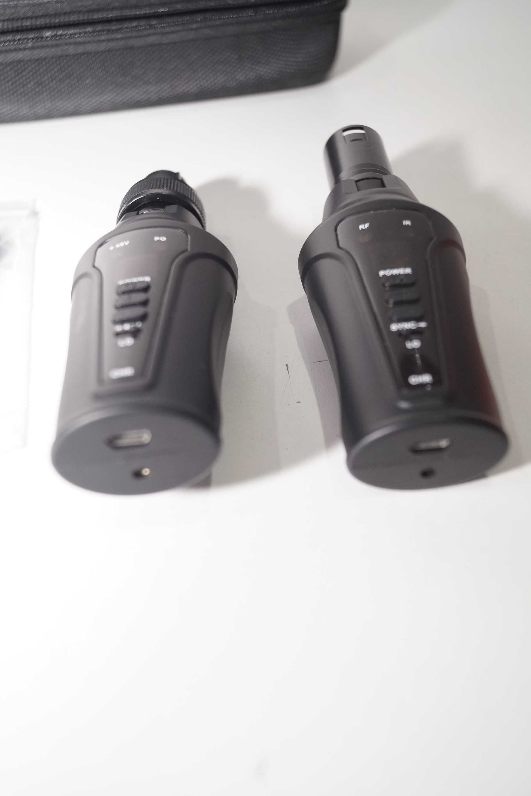 System mikrofonów bezprzewodowych UHF KIMAFUN Adapter mikrofonowy