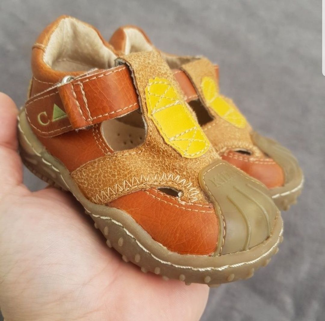 Nowe Skórzane buty 20 Catch buciki niemowlęce dziecięce sandałki