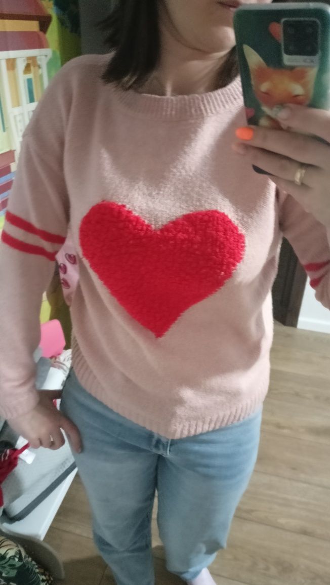 Sweter serce Next