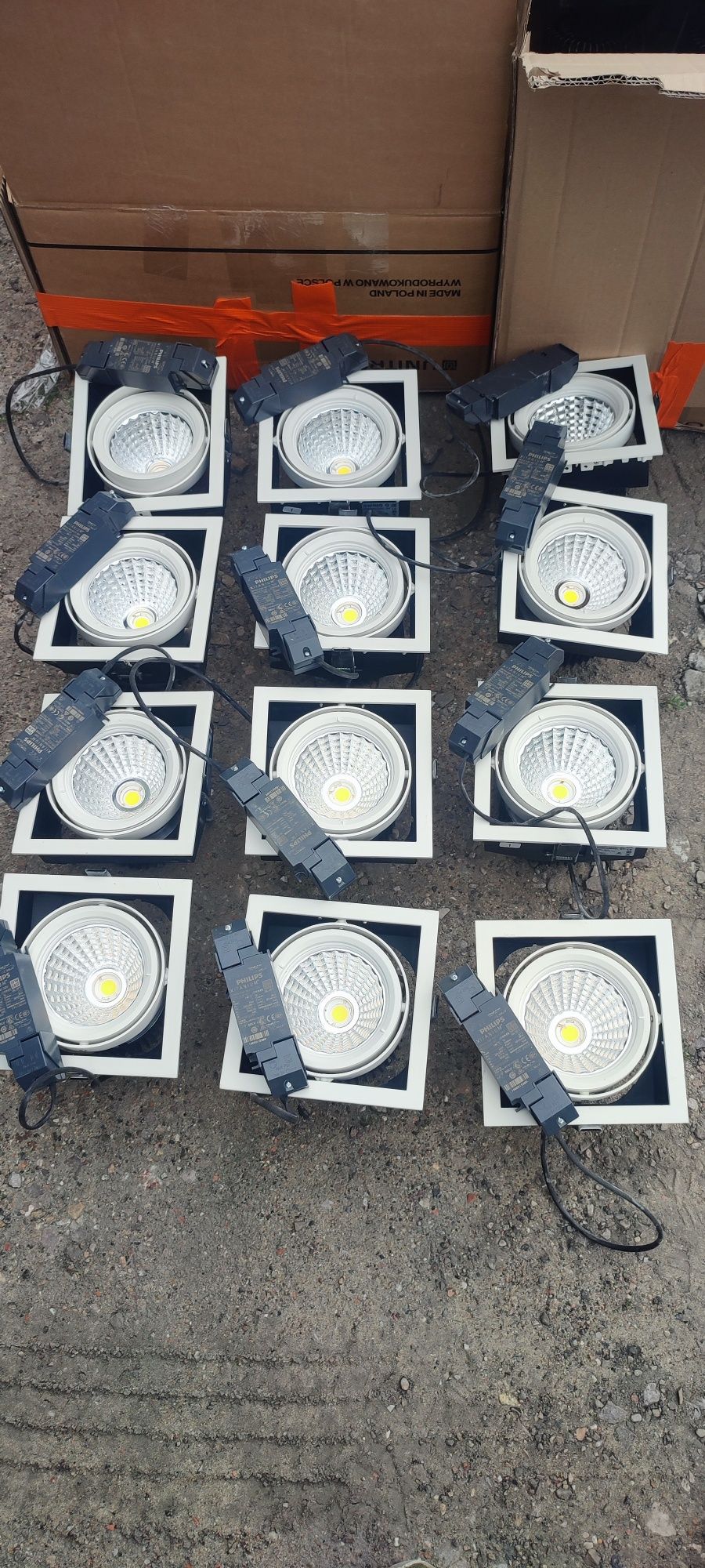 Lampy LED z zasilaczami 30 sztuk. Tylko odbiór osobisty.