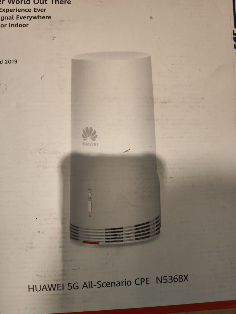 Nowy router 5G huawei N5368X z bardzo czułą anteną