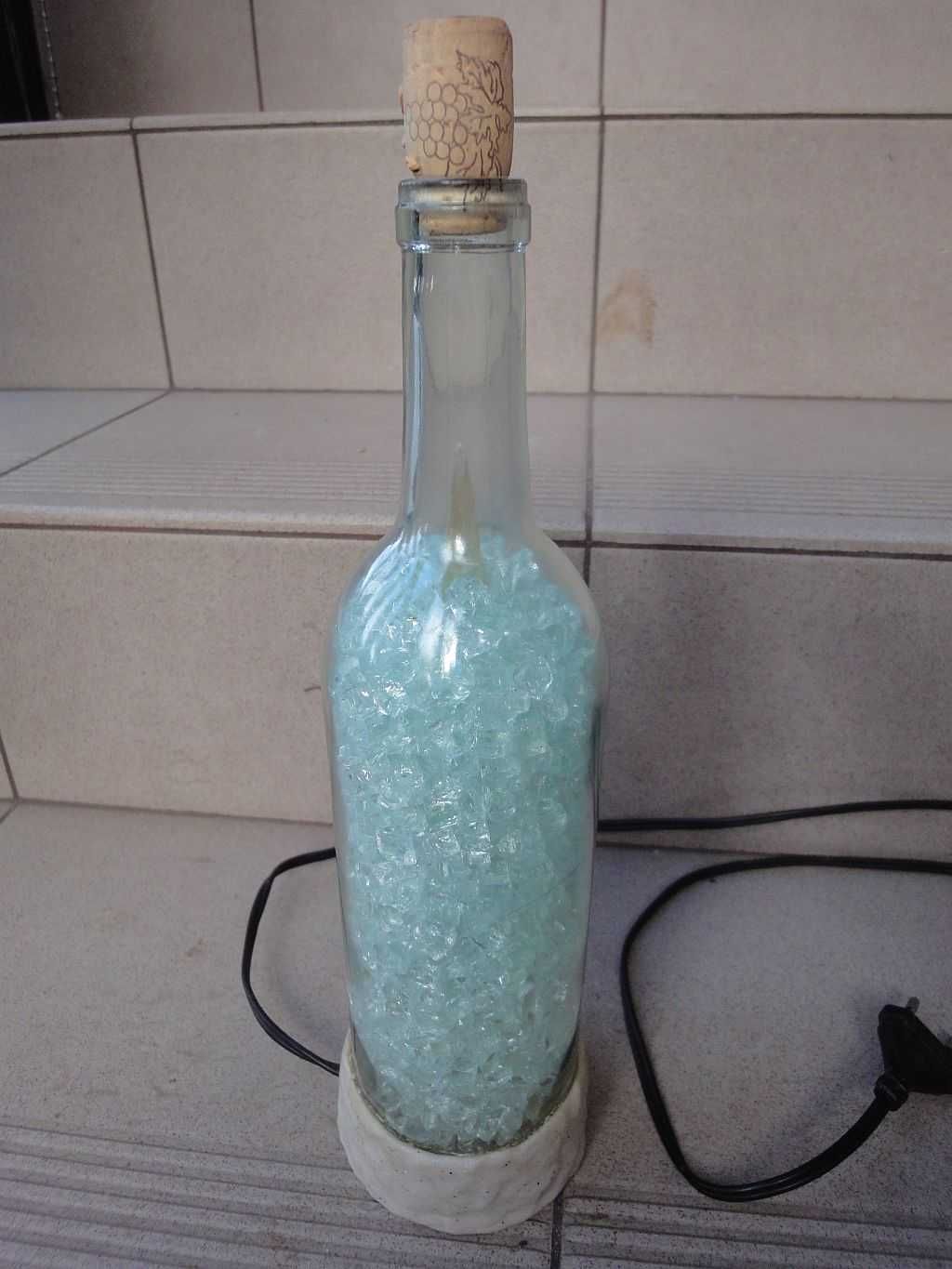 Lampka ozdobna z butelki