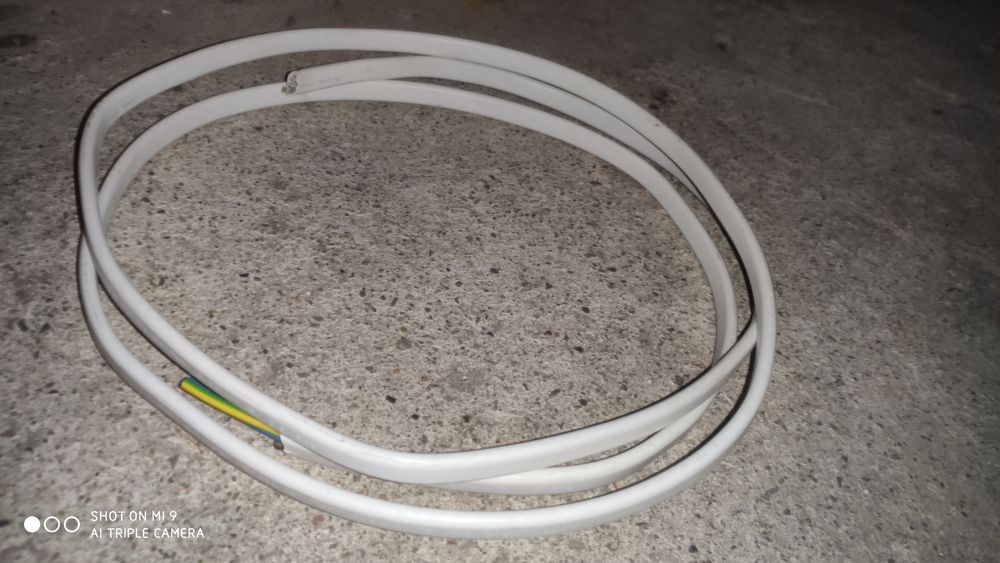 Kabel 3 x 6 mm² długi 2,5mb.
