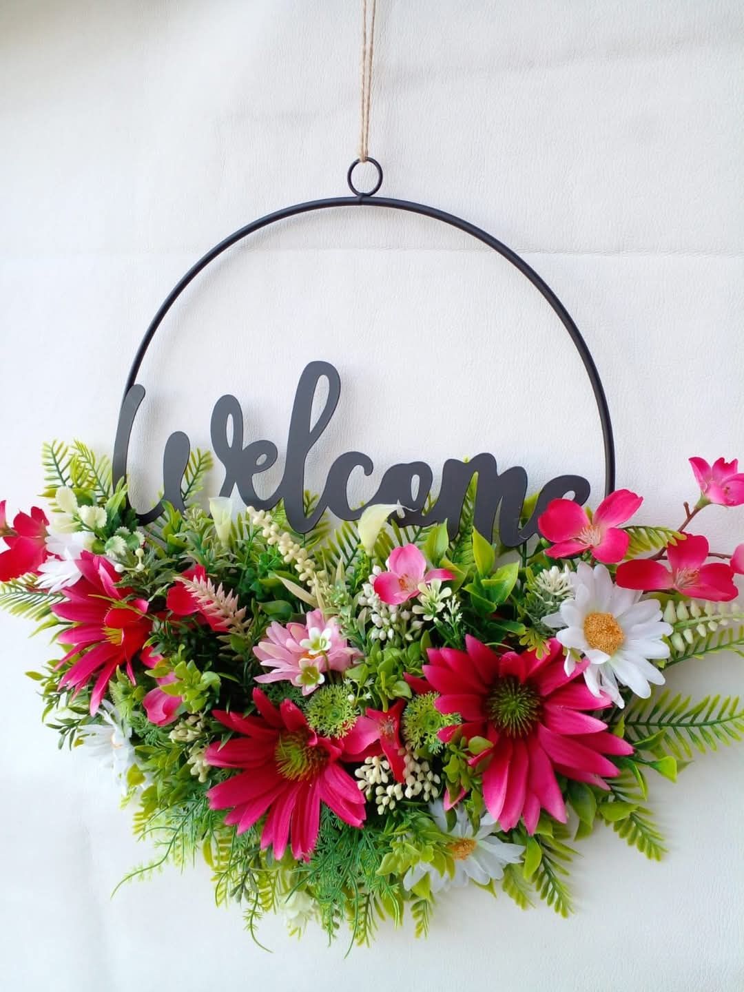 Wianek na drzwi WELCOME