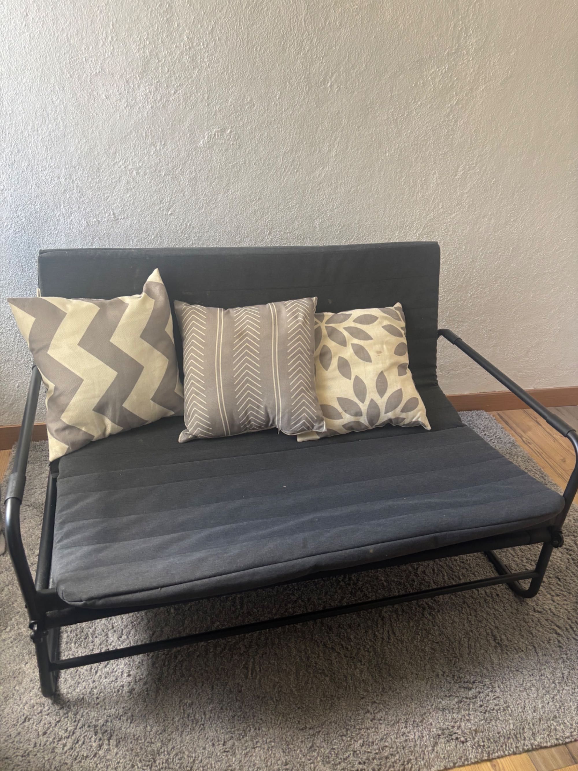 sofa cama cinzento ikea