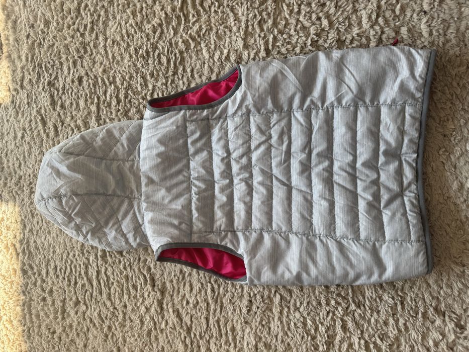 Kamizelka bezrękawnik szary Decathlon dziewczęcy roz.134-146