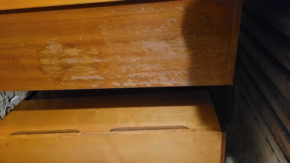 Bieliźniarka,,drewno fornirowane,Czechosłowacja lata 60-te XX w.