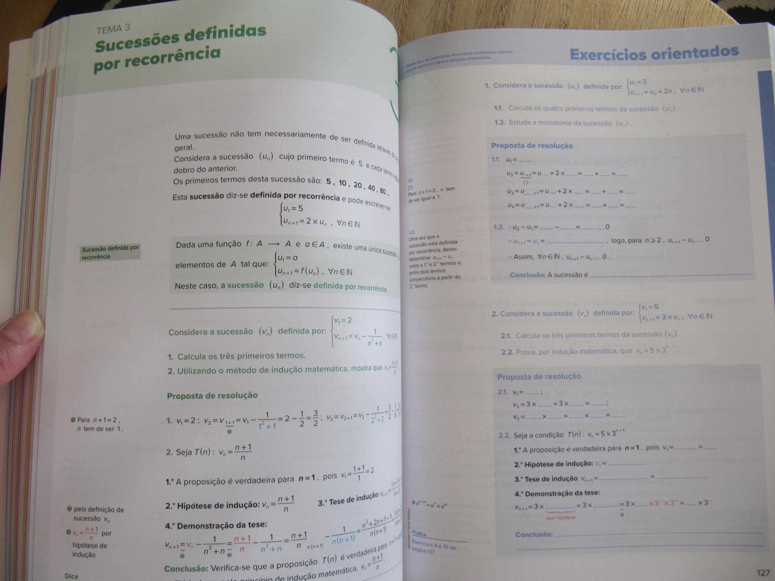 Guia de Estudo de preparação para testes Matemática A