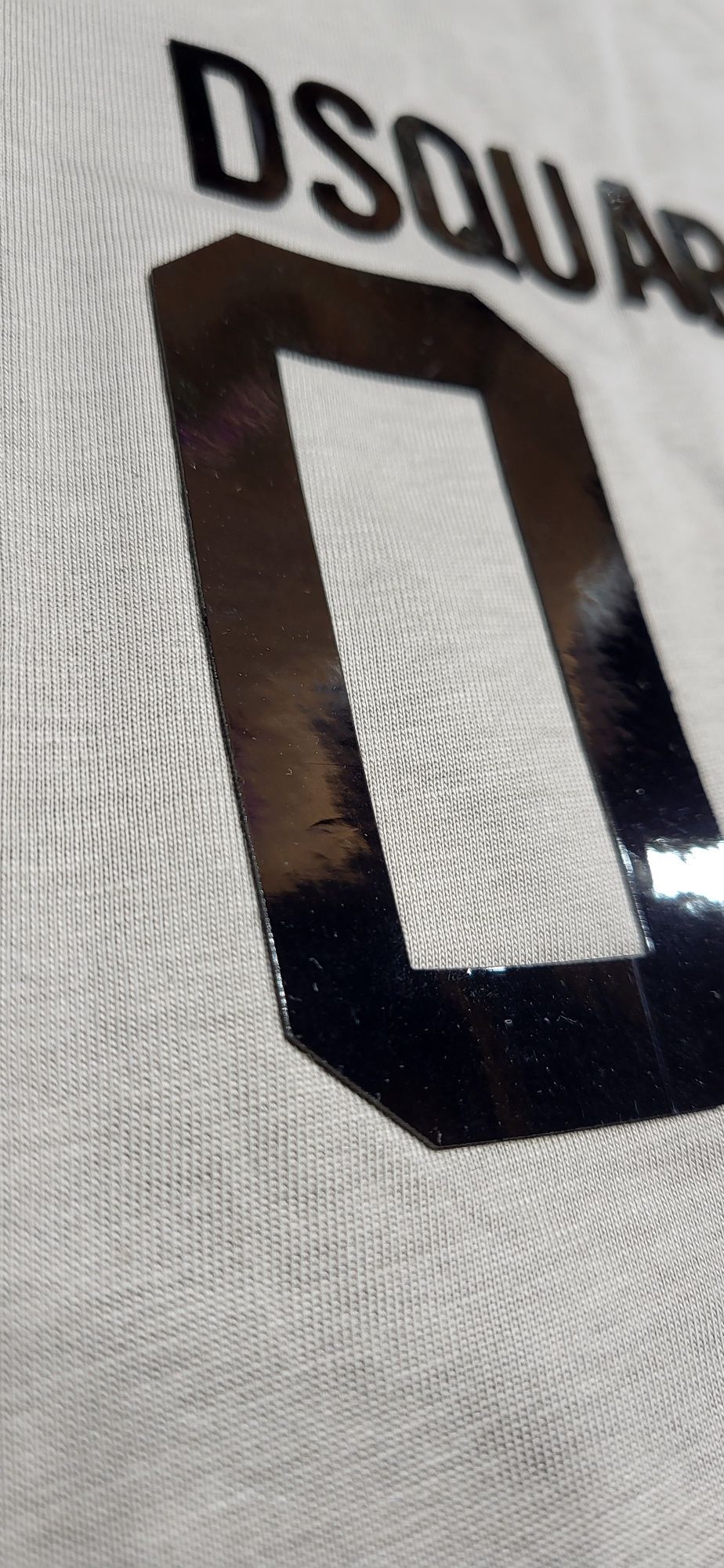 Dsquared2 icon beżowa koszulka męska t-shirt bawełna premium XXL