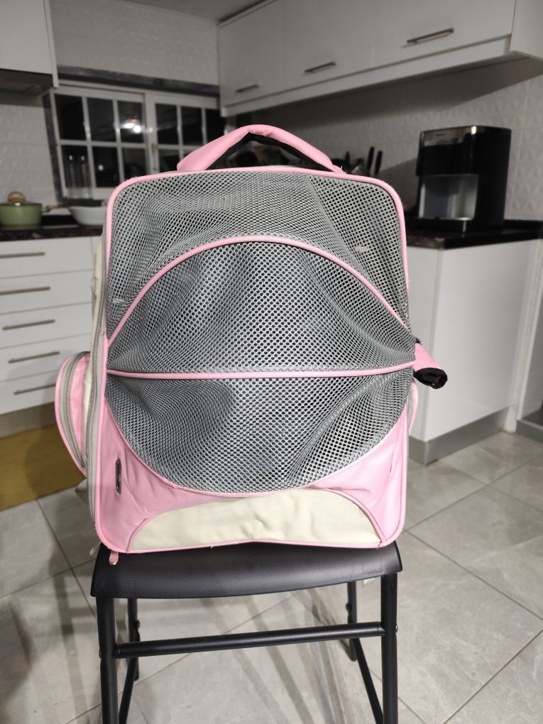 Mochila transporte animais